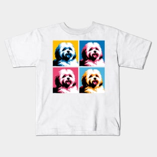 Coton de Tulear Pop Art - Dog Lovers Kids T-Shirt